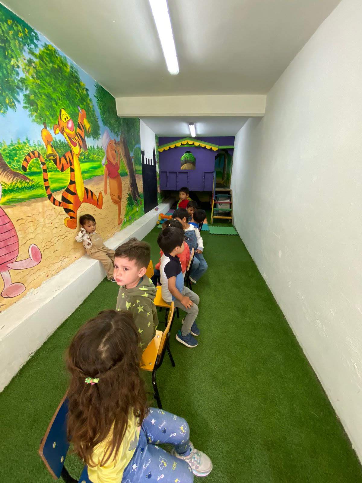 Espacio de lectura del Colegio Finlandés para niños en Tepotzotlán