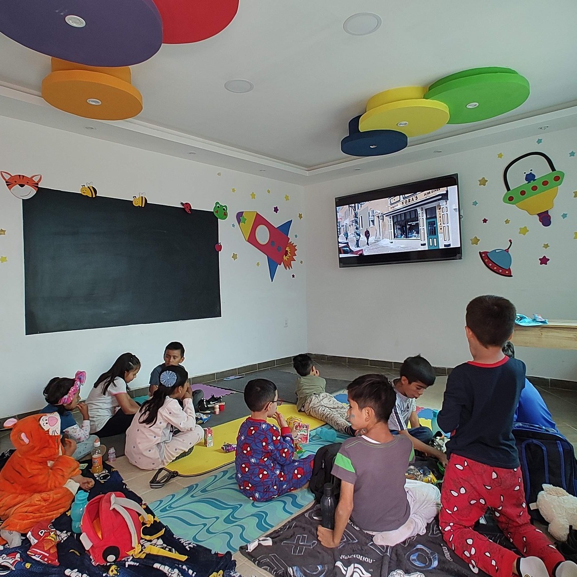 Aula equipada del Colegio Finlandés para educación infantil en Tepotzotlán